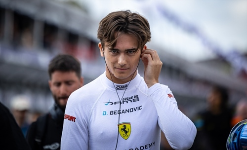 EXCLUSIVE - Dino Beganovic, the story of the Ferrari talent who started from zero