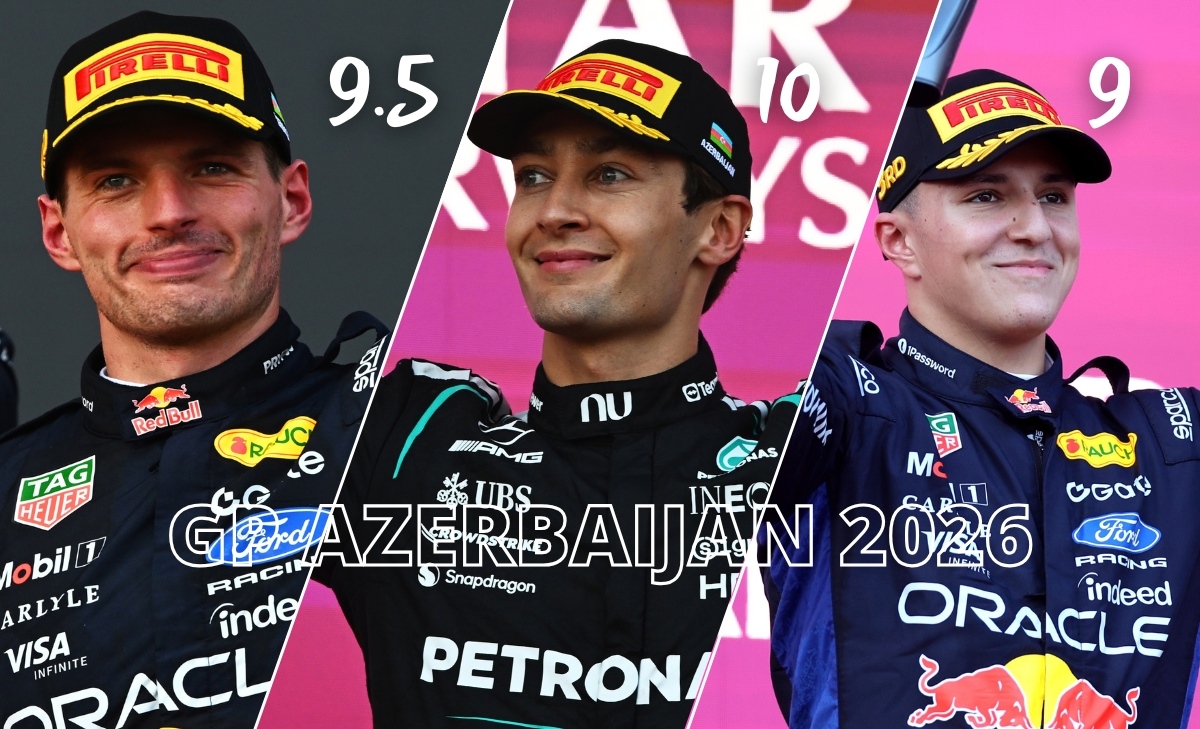 Russell rises again in Baku as Antonelli channels Lauda and Ferrari sink