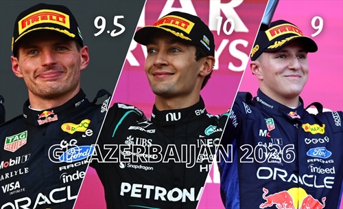 Russell rises again in Baku as Antonelli channels Lauda and Ferrari sink