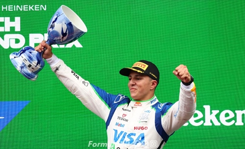 Isack Hadjar: all heart at Zandvoort