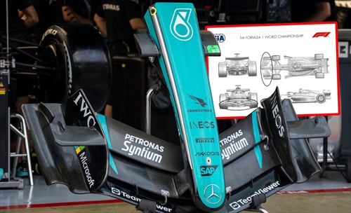 Mercedes and Red Bull press on with Singapore wing updates, Ferrari unchanged - Mercedes and Red Bull press on with Singapore wing updates, Ferrari unchanged