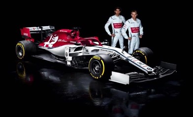 Alfa Romeo Sauber F1 Team Raikkonen Giovinazzi C38